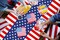 4E’s Novelty 3 Pack Patriotic Tablecloth 54" x 108" - Disposable Tablecloth for 4th of July Decorations, Memorial Day, Rectangle Red White and Blue Table Cloth, Independence Day Party Table Cover